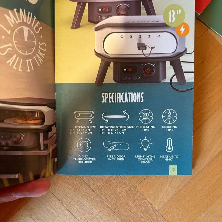 Spezifikationen Cozze Premium Rotate